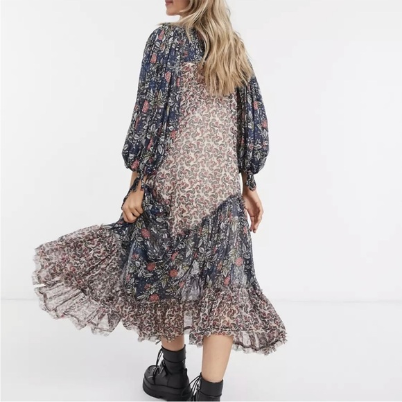 Free People Estelle Chiffon Maxi Dress - Picture 2 of 11